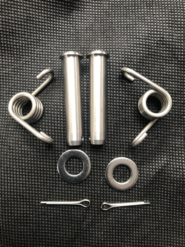 AS3 KTM690/Husqvarna 701 Stainless Steel Footrest Pins/Springs image 0