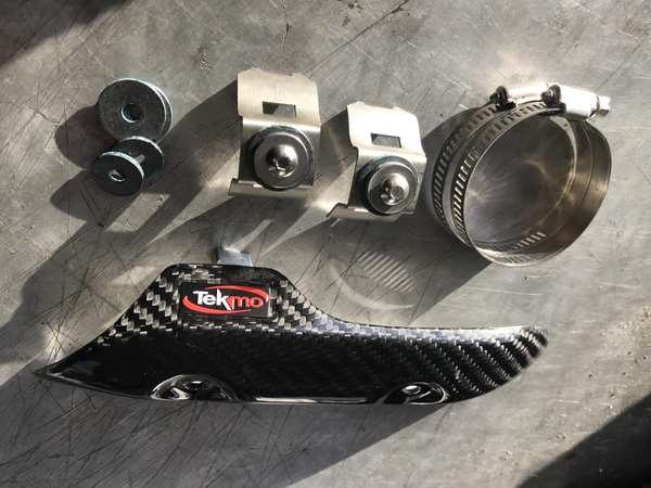 Universal Tekmo Carbon Header Heat Shield