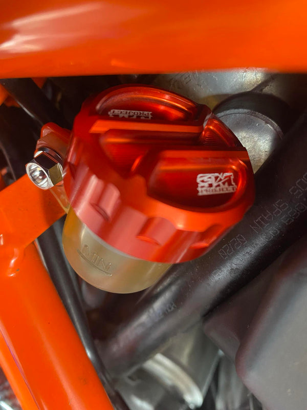 SM Project Billet Rear Brake Reservoir Cover (Brembo) image 0