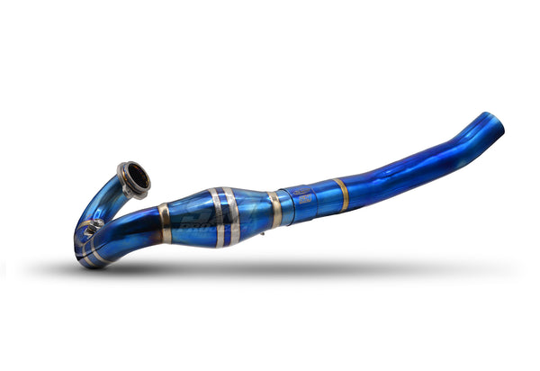 Blue OX Titanium KTM690, GasGas700, Husqvarna 701 Header Pipe Tekmo Racing image 0