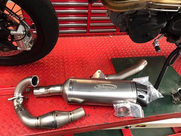 Tekmo Racing 690/GaGas700/Husqvarna 701 Titanium Full Exhaust System image 0