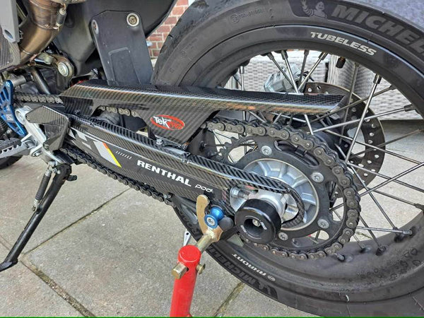 Tekmo Racing Carbon Chain Guard KTM690/GasGas700 image 0