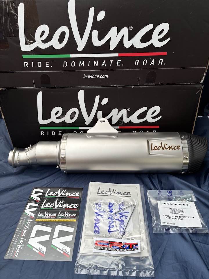 LeoVince SBK Slip on Silencer KTM690/GasGas 700 image 0