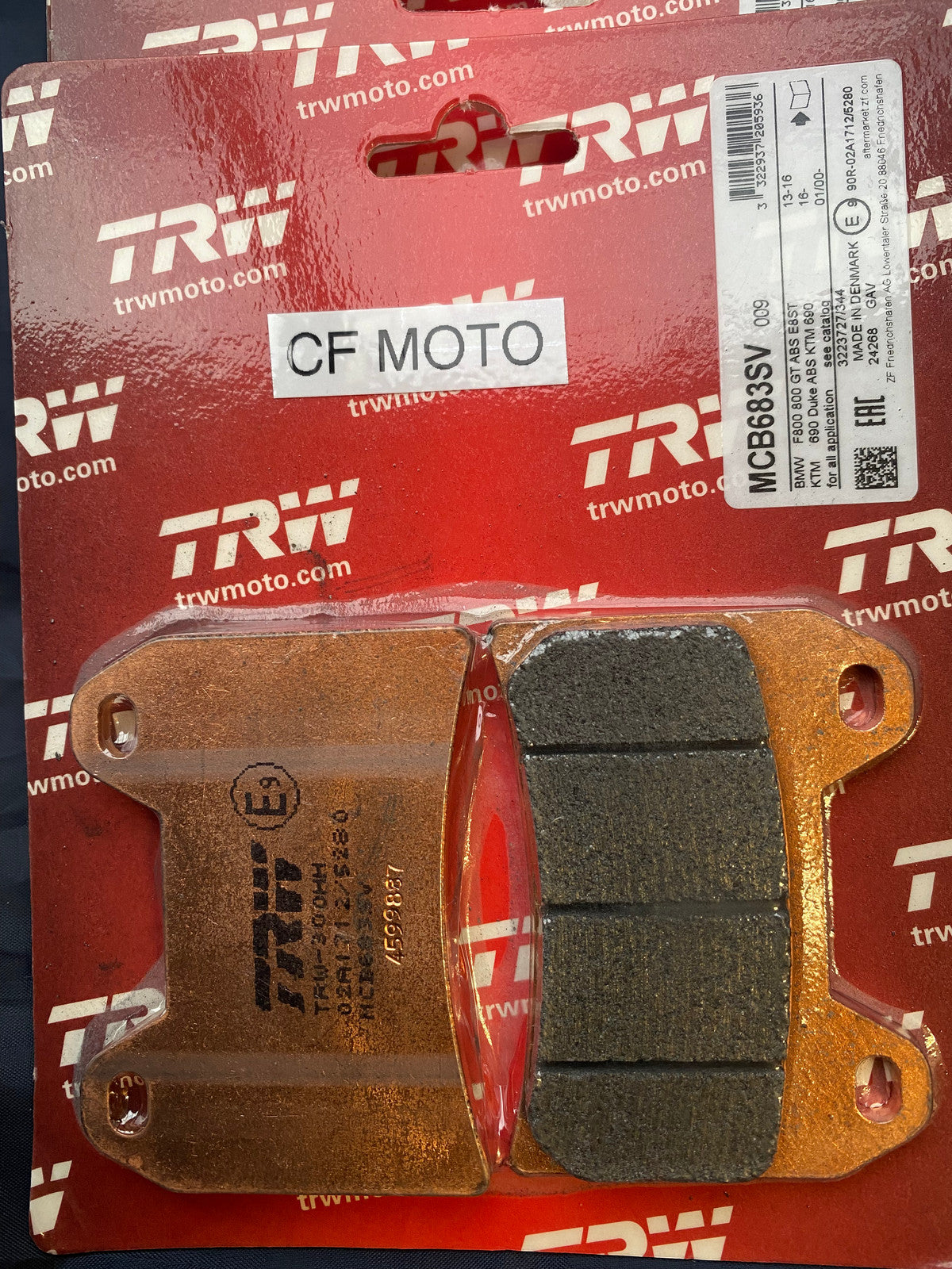 CFmoto 450MT TRW Sintered Front Brake Pads