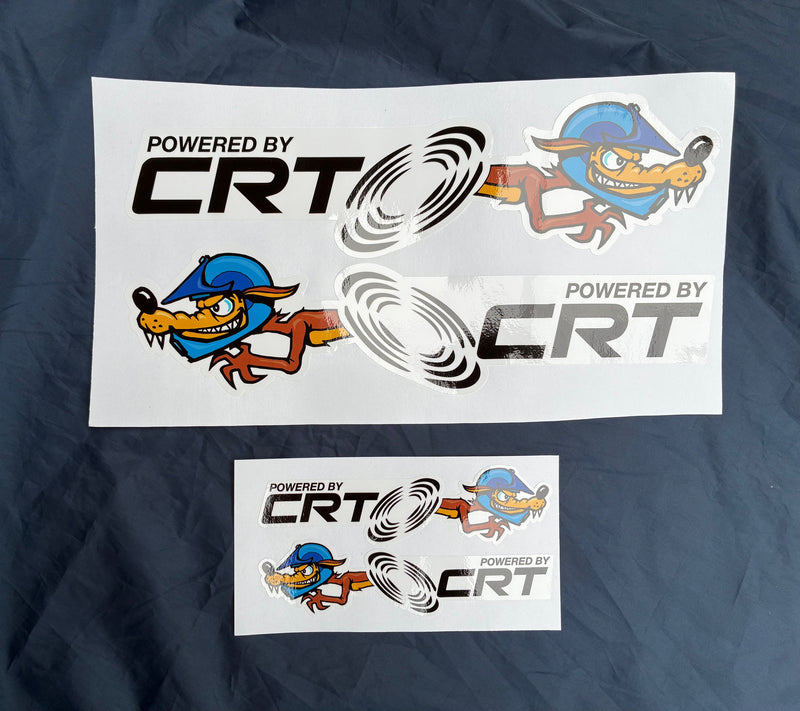 CRT Spinning Wolf Stickers