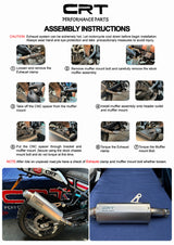 CRT Performance, CFmoto 450MT Rallye Dual Exit Silencer