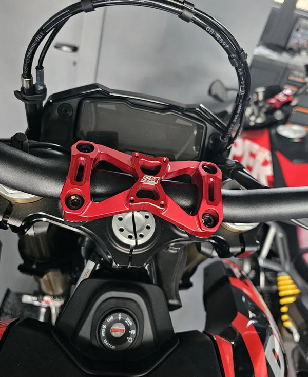 Ducati 698 Hypermotard Handlebar Riser Clamp SM Project CnC image 0