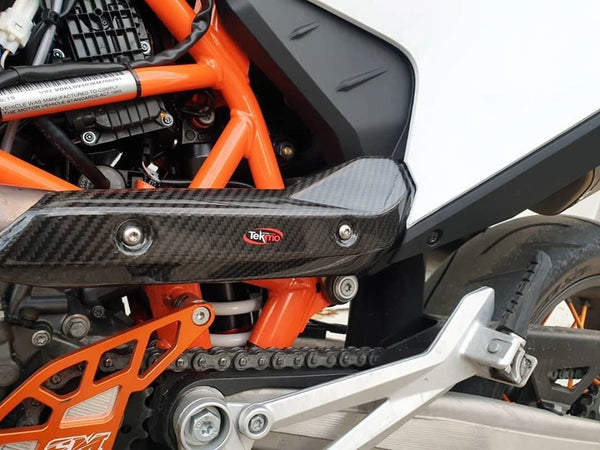 690 Carbon Heat Shield (KTM 690, 2019-on Tekmo Racing) image 0