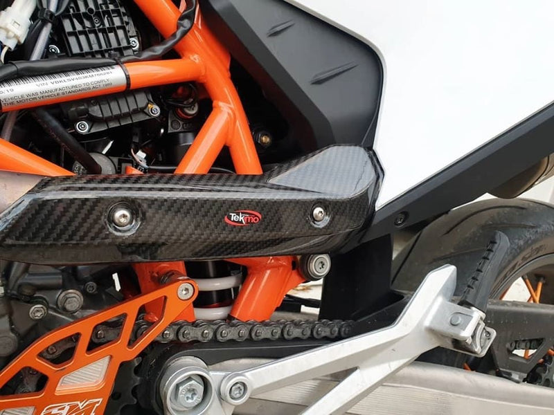 690 Carbon Heat Shield (KTM 690, 2019-on Tekmo Racing) image 0