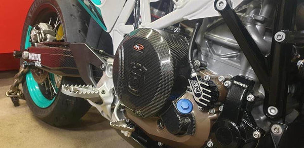 Carbon 701 Clutch Cover (Husqvarna Tekmo Racing) image 0