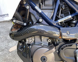 Extended Carbon Header Pipe Guard KTM690/Husqvarna701/GasGas700 by Pro-Carbon image 1