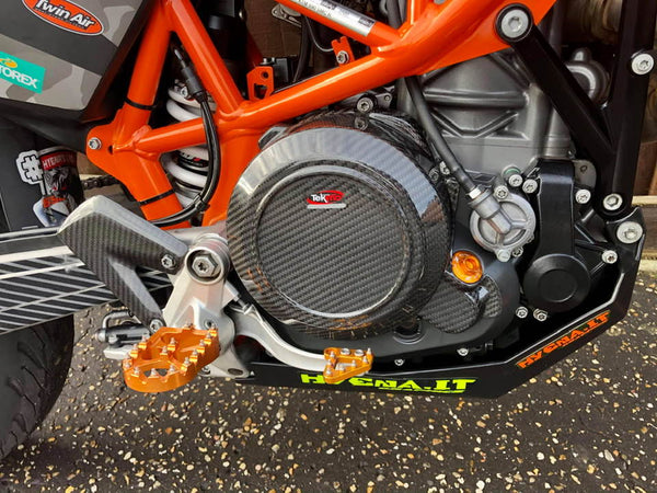 Carbon KTM 690/GasGas 700 Clutch Cover (Tekmo Racing) image 0