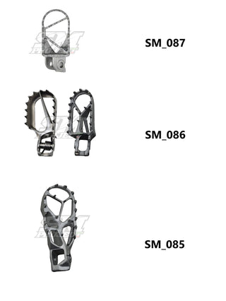 SM Project KTM-Husqvarna-GasGas-Stark Varg Blue Footrests image 1