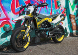 Blue OX Titanium KTM690, GasGas700, Husqvarna 701 Header Pipe Tekmo Racing image 3