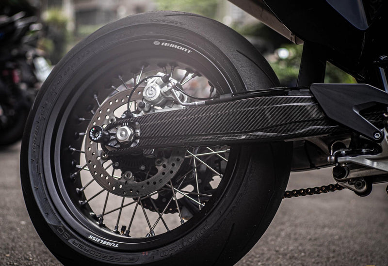 Carbon Swingarm Covers KTM690/GasGas700/Husqvarna 701 by Tekmo Racing image 0