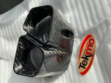 Tekmo Racing Dual-Core Muffler Carbon End Cap image 3