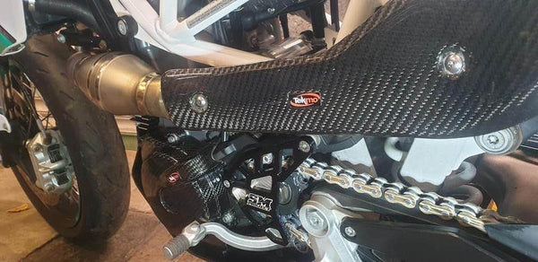 701 Carbon Heat Shield (Husqvarna 701 Tekmo Racing) image 0