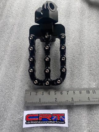 KTM690/GasGas700/Husqvarna 701 Nice CnC Wide Adjustable Height  Footrests image 1