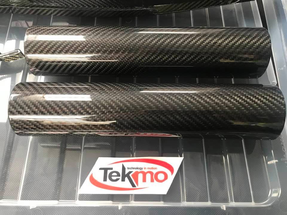 WP Fork Covers (Tekmo Racing Carbon) image 0