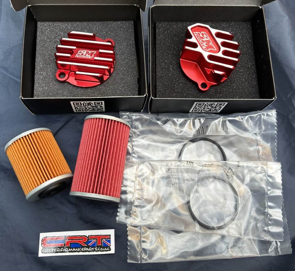 SM Project CnC, GasGas 700 Finned Oil Filter Cover Bundle Offer image 0