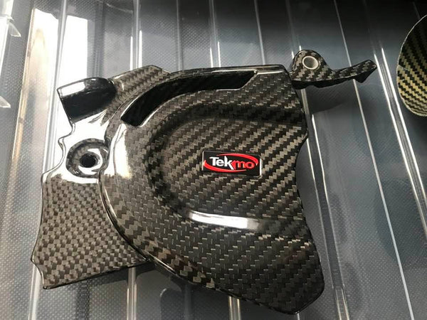 Tekmo Carbon Front Sprocket Cover (KTM 690/GasGas700/Husqvarna 701) image 0