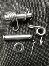 AS3 KTM690/Husqvarna 701 Stainless Steel Footrest Pins/Springs image 2
