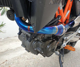 Blue OX Titanium KTM690, GasGas700, Husqvarna 701 Header Pipe Tekmo Racing image 1