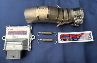 CFmoto 450MT Titanium 2-1 Cat Delete Header Pipes
