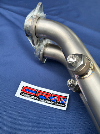 CFmoto 450MT Titanium 2-1 Cat Delete Header Pipes