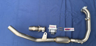 CFmoto 450MT Titanium 2-1 Cat Delete Header Pipes
