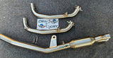 CFmoto 450MT Stainless Steel 2-1 Cat Delete Header Pipes