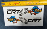 CRT Spinning Wolf Stickers