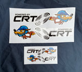 CRT Spinning Wolf Stickers